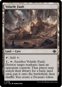 Volatile Fault single card from Magic the Gathering
