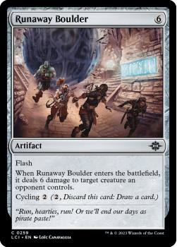 Runaway Boulder single card from Magic the Gathering