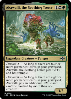 Akawalli, the Seething Tower single card from Magic the Gathering