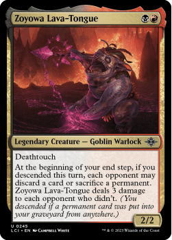 Zoyowa Lava-Tongue single card from Magic the Gathering