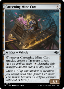Careening Mine Cart single card from Magic the Gathering