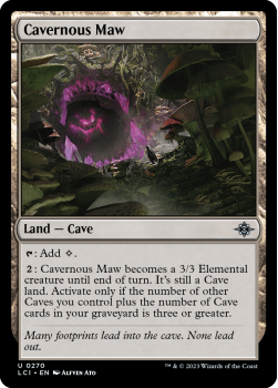 Cavernous Maw single card from Magic the Gathering