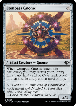 Compass Gnome single card from Magic the Gathering