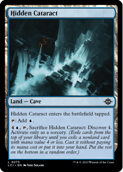 Hidden Cataract (FOIL) single card from Magic the Gathering