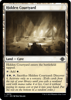Hidden Courtyard (FOIL) single card from Magic the Gathering