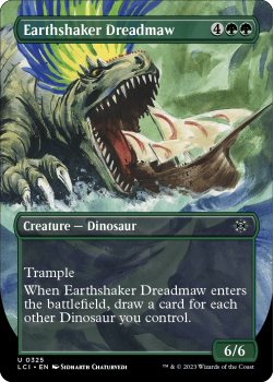 Earthshaker Dreadmaw (BORDERLESS) single card from Magic the Gathering
