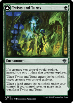 Twists and Turns // Mycoid Maze : 0217 THE LOST CAVERNS OF IXALAN - Magic the Gathering Single Card