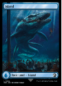 Island (FULL ART)(FOIL) : 0022 JURASSIC WORLD COLLECTION - Magic the Gathering Single Card