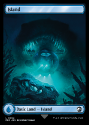 Island (FULL ART)(FOIL) : 0022 JURASSIC WORLD COLLECTION - Magic the Gathering Single Card - Image 2
