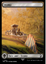 Swamp (FULL ART)(FOIL) : 0023 JURASSIC WORLD COLLECTION - Magic the Gathering Single Card