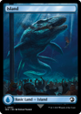 Island (FULL ART) : 0022 JURASSIC WORLD COLLECTION - Magic the Gathering Single Card