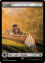 Swamp (FULL ART) : 0023 JURASSIC WORLD COLLECTION - Magic the Gathering Single Card