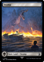 Swamp (FULL ART) : 0023 JURASSIC WORLD COLLECTION - Magic the Gathering Single Card - Image 2