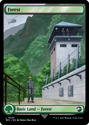 Forest (FULL ART) : 0025 JURASSIC WORLD COLLECTION - Magic the Gathering Single Card