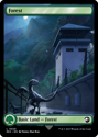 Forest (FULL ART) : 0025 JURASSIC WORLD COLLECTION - Magic the Gathering Single Card - Image 2