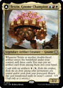 Tetzin, Gnome Champion // The Golden-Gear Colossus (FOIL) : 0013 THE LOST CAVERNS OF IXALAN COMMANDER - Magic the Gathering Single Card