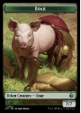 Boar // Merfolk (Hexproof) : THE LOST CAVERNS OF IXALAN COMMANDER - Magic the Gathering Single Card