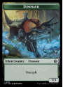 City's Blessing (Helper) // Dinosaur : THE LOST CAVERNS OF IXALAN COMMANDER - Magic the Gathering Single Card - Image 2