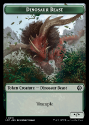 Dinosaur Beast // Dinosaur : THE LOST CAVERNS OF IXALAN COMMANDER - Magic the Gathering Single Card