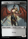 Vampire (White-Black) // Vampire Demon : THE LOST CAVERNS OF IXALAN COMMANDER - Magic the Gathering Single Card - Image 2