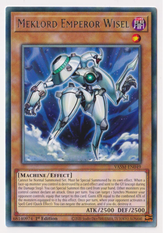 Meklord Emperor Wisel (Rare) : VASM-EN049 - Yu-Gi-Oh! Single Card