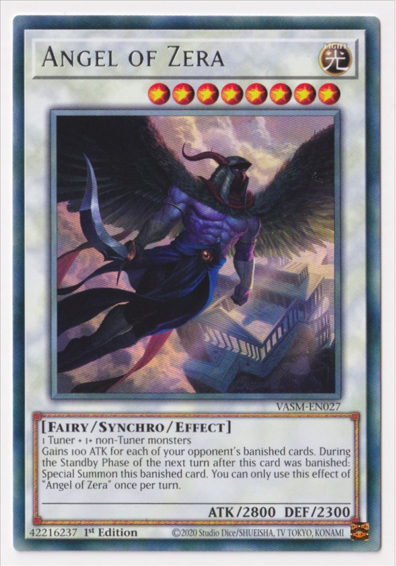 Angel of Zera (Rare) : VASM-EN027 - Yu-Gi-Oh! Single Card