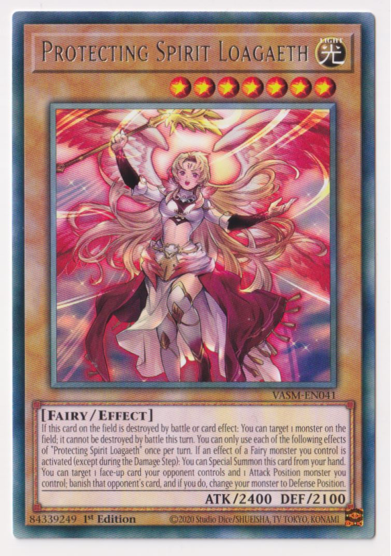 Protecting Spirit Loagaeth (Rare) : VASM-EN041 - Yu-Gi-Oh! Single Card