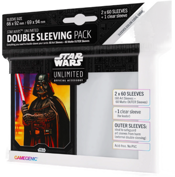 Gamegenic Star Wars Unlimited Double Sleeving Pack Darth Vader