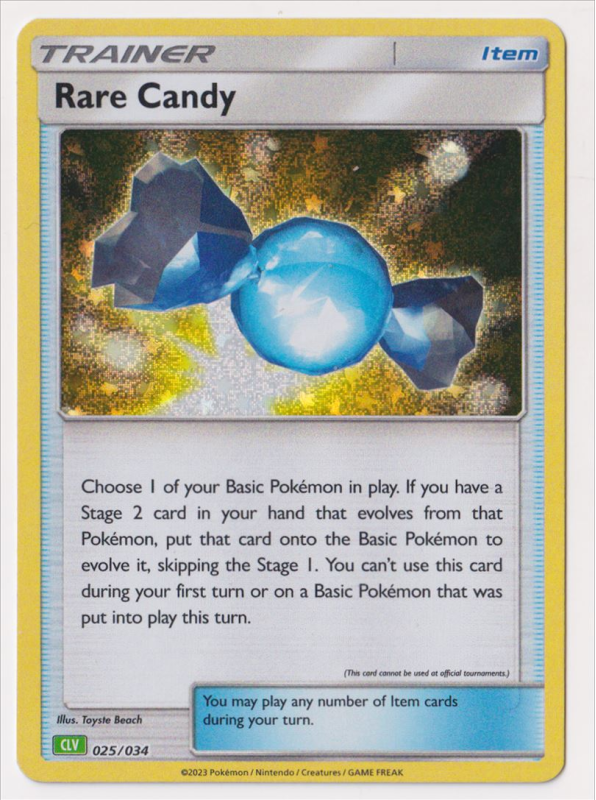Rare Candy : Venusaur & Lugia ex Deck - Pokemon Trading Card Game Classic 25/34 - Pokemon Single Card Rare Candy : Venusaur & Lugia ex Deck - Pokemon Trading Card Game Classic 25/34 - Pokemon Single Card
