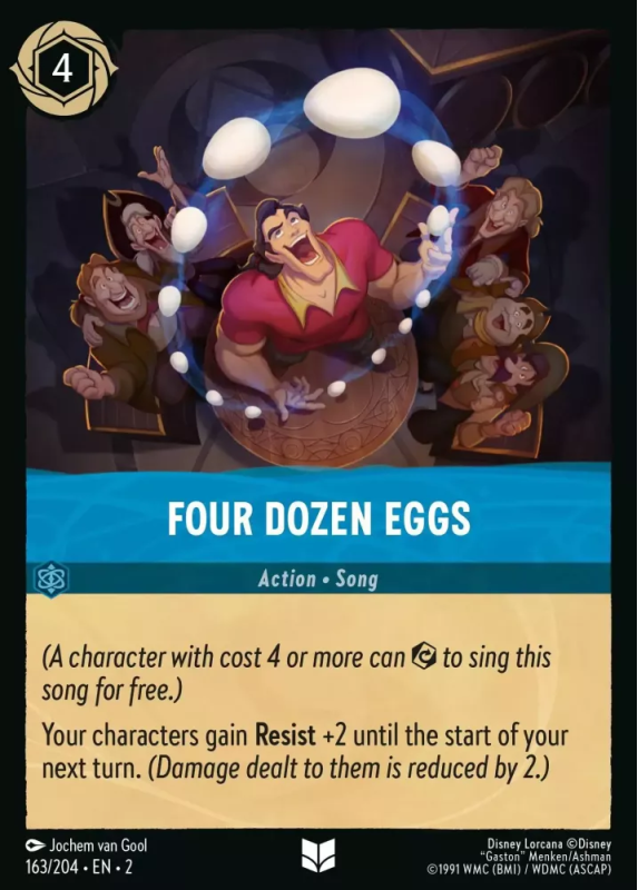 Four Dozen Eggs : 163/204 RISE OF THE FLOODBORN - Disney Lorcana Single Card Four Dozen Eggs : 163/204 RISE OF THE FLOODBORN - Disney Lorcana Single Card