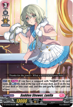 Sudden Shower, Luella (C) single card from Cardfight!! Vanguard