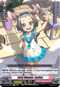 Early Adoptor, Loviisa (R) single card from Cardfight!! Vanguard