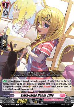 Extra-large Room, Lilfa (C) single card from Cardfight!! Vanguard