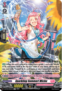 Sparkling Summer! Michu (C) single card from Cardfight!! Vanguard