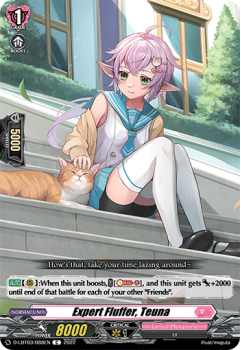Expert Fluffer, Teuna (C) single card from Cardfight!! Vanguard
