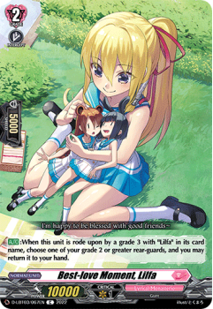 Best-love Moment, Lilfa (C) single card from Cardfight!! Vanguard