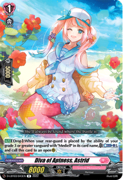 Diva of Aptness, Astrid (R) single card from Cardfight!! Vanguard