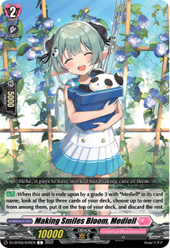 Making Smiles Bloom, Mediell (C) single card from Cardfight!! Vanguard
