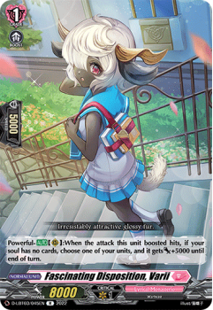 Fascinating Disposition, Varii (R) single card from Cardfight!! Vanguard
