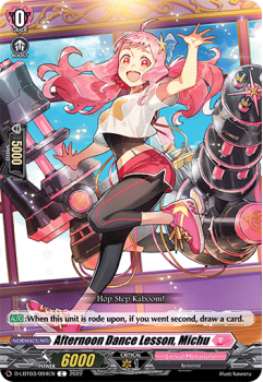 Afternoon Dance Lesson, Michu (C) single card from Cardfight!! Vanguard