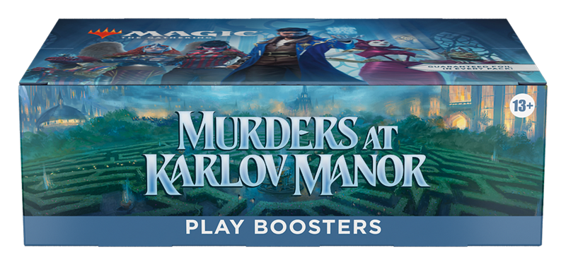 Magic: The Gathering – Murders At Karlov Manor Play Booster Box – 36 Booster, Je 14 Karten, Mit Rares, Folie & Detektiv-Theme