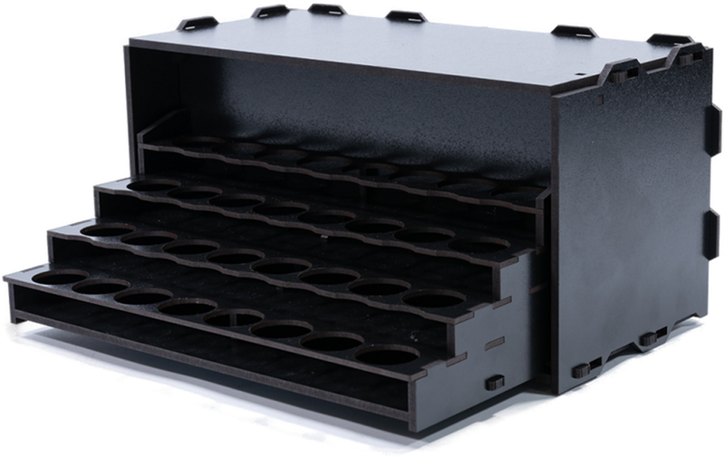 Black Rack Extendable Paint Shelf (Citadel)(Farbregal Ausziehbar)