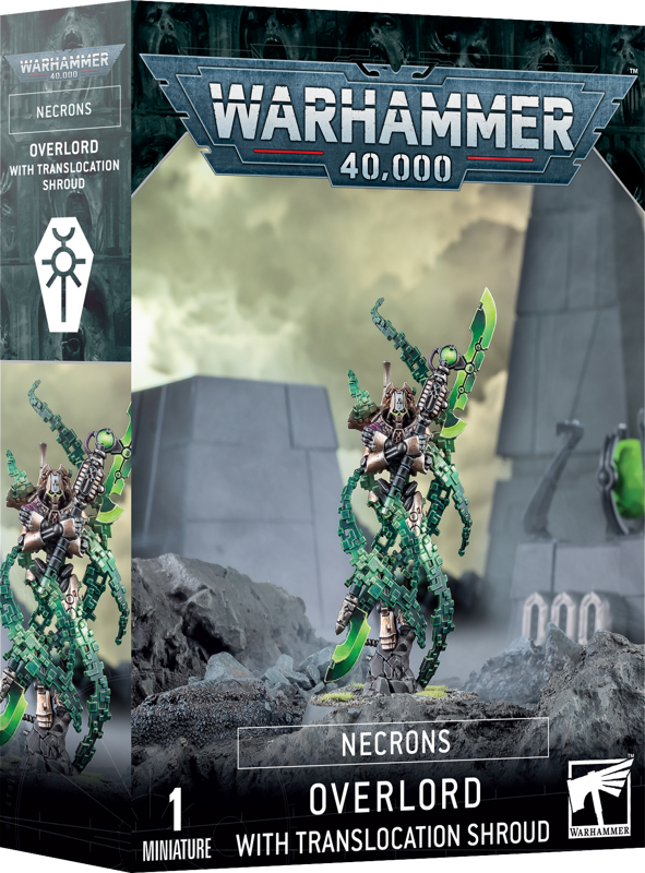 WARHAMMER 40K - NÉCRONS - OVERLORD WITH TRANSLOCATION SHROUD Tetrarque Avec Linceul De Translocalisation 2 WARHAMMER 40K - NÉCRONS - OVERLORD WITH TRANSLOCATION SHROUD Tetrarque Avec Linceul De Translocalisation 2