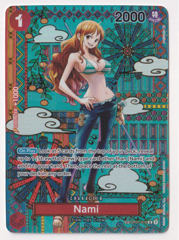 Nami : OP01-016 AWAKENING OF THE NEW ERA - One Piece Single Card Nami : OP01-016 AWAKENING OF THE NEW ERA - One Piece Single Card