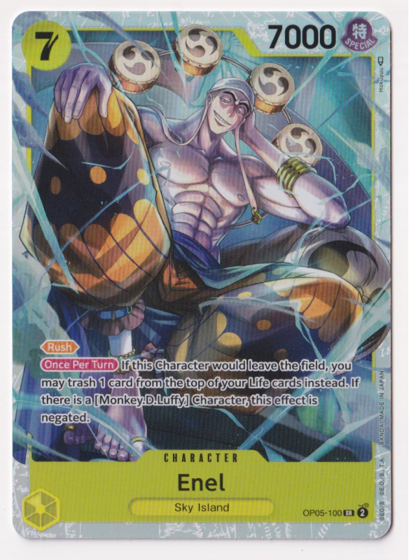 Enel : OP05-100 AWAKENING OF THE NEW ERA - One Piece Single Card Enel : OP05-100 AWAKENING OF THE NEW ERA - One Piece Single Card