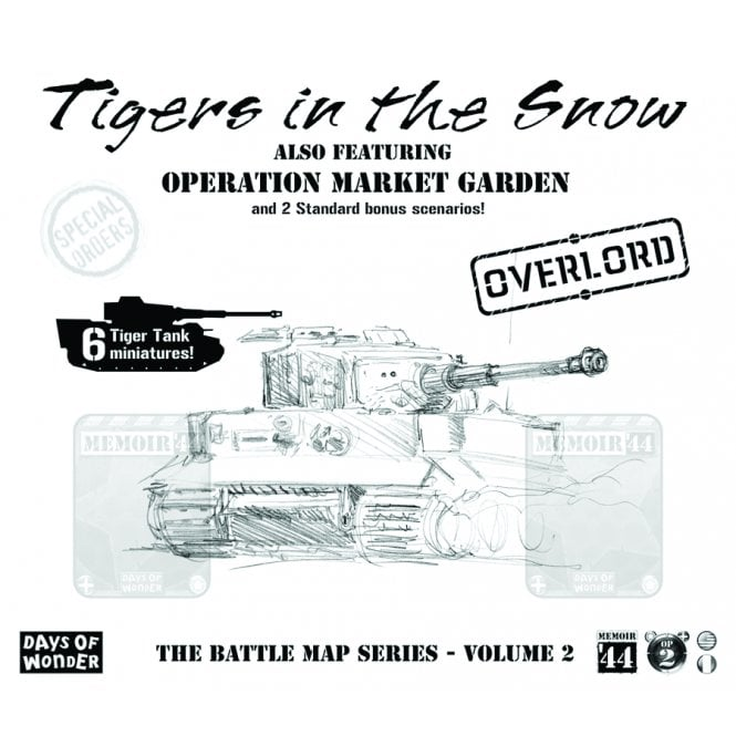 Memoir 44: Battle Map 2 Tigers in the Snow | Chaos Cards Memoir 44: Battle Map 2 Tigers in the Snow | Chaos Cards