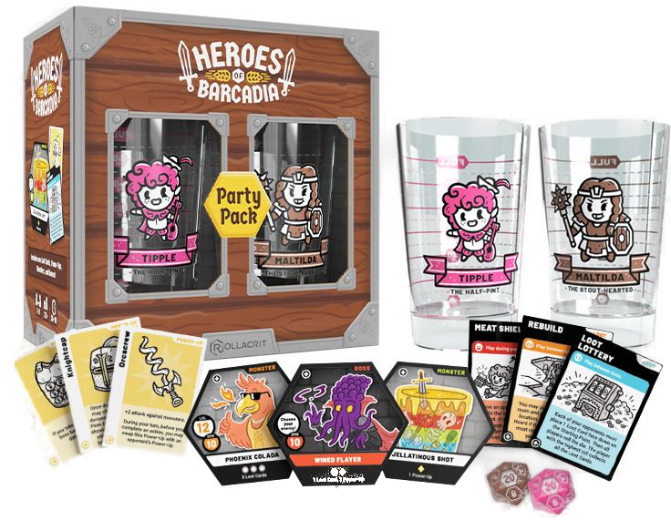 Heroes of Barcadia Party Pack Expansion | Chaos Cards