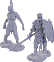 Pathfinder Deep Cuts Unpainted Miniatures: Plague Zombie & Skeletal Champion - Image 2