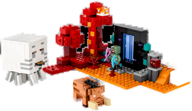 Lego minecraft online the nether portal