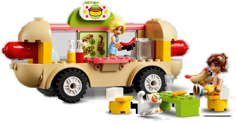 Lego friends online hot dog
